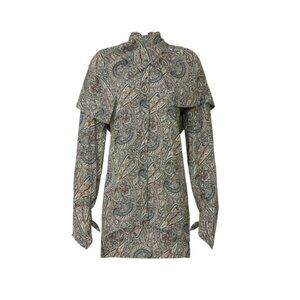 Rosetta Getty Paisley Scarf Top